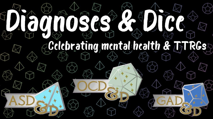Diagnoses & Dice: An Enamel Pin Collection