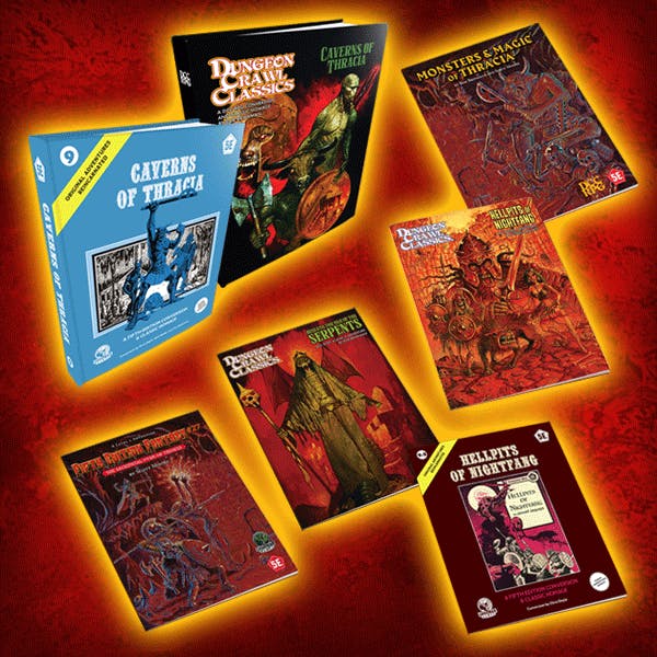 (Save $45!) Thracia 5E+DCC "Books Only" Collection (Print+PDF)