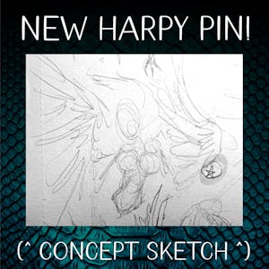 Add New Harpy pin (concept sketch released!)
