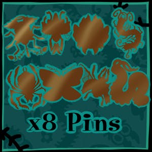 x8 Enamel Pins
