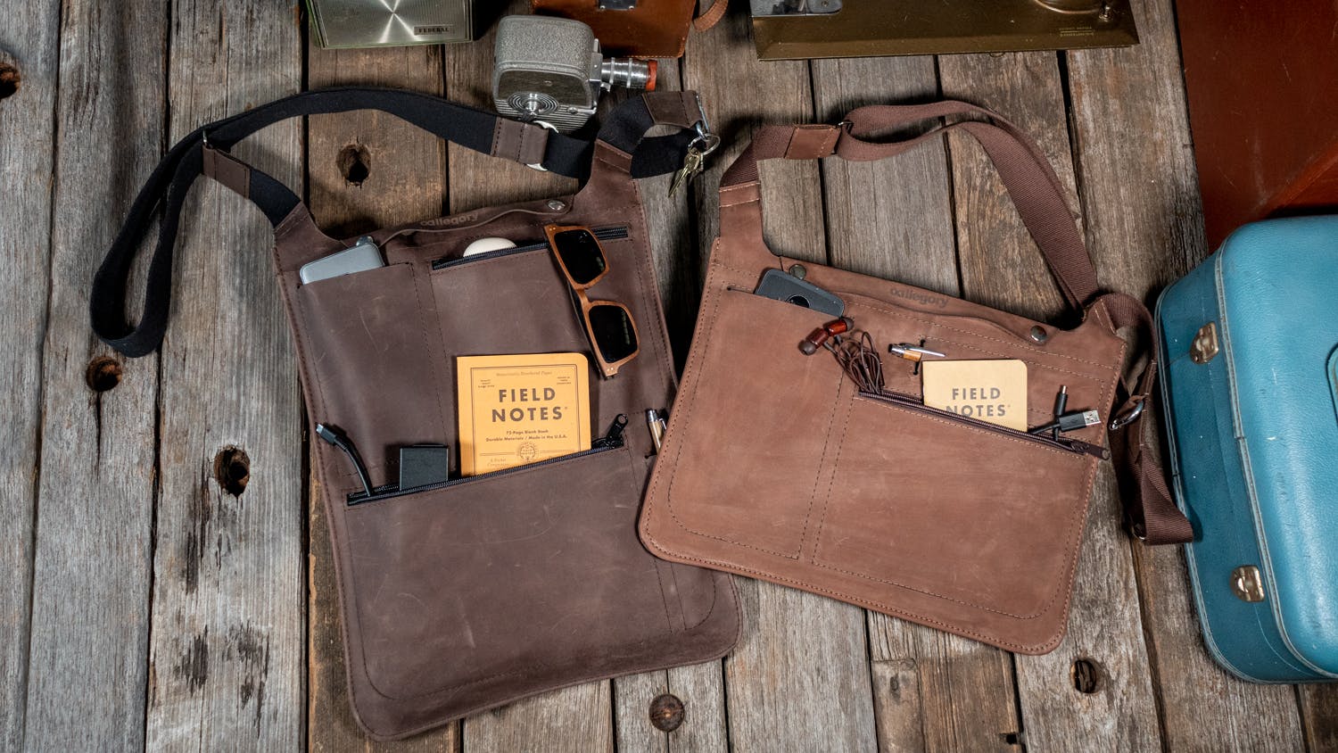 Flight Satchel 2.0 - Heirloom-quality Leather Bag For Those Who Travel Light.