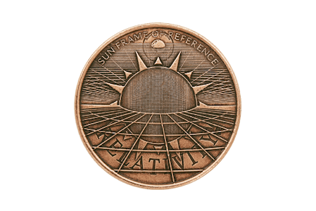 One Copper Relativity Coin