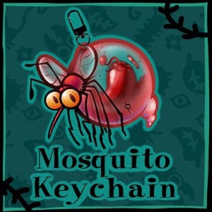 Meatsquito Liquid Keychain