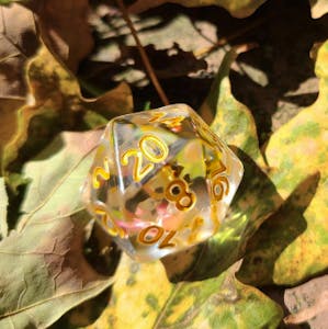 Extra large tea-infused D20
