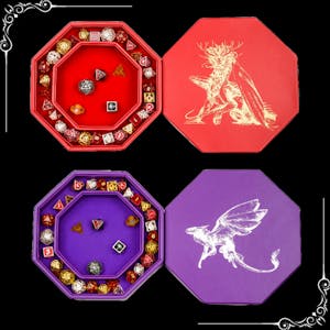 Hero's Hoard Dice Tray and Keeper - 7 designs available