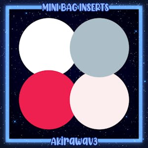 [INSERT ADDON] Mini Bag Inserts (Colors)