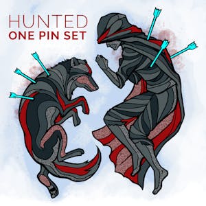 "Hunted" Pin Set