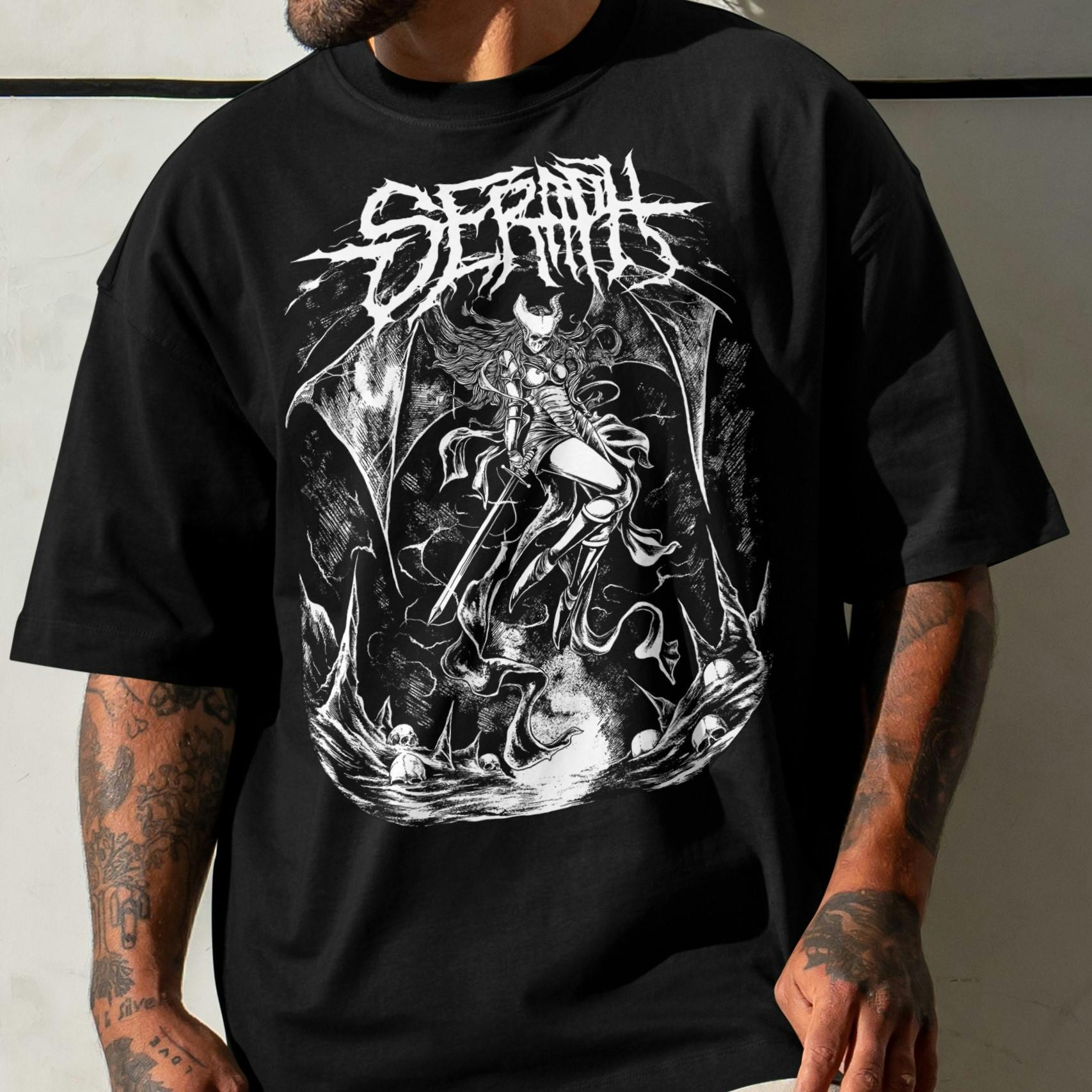 Black Metal Seraph Shirt