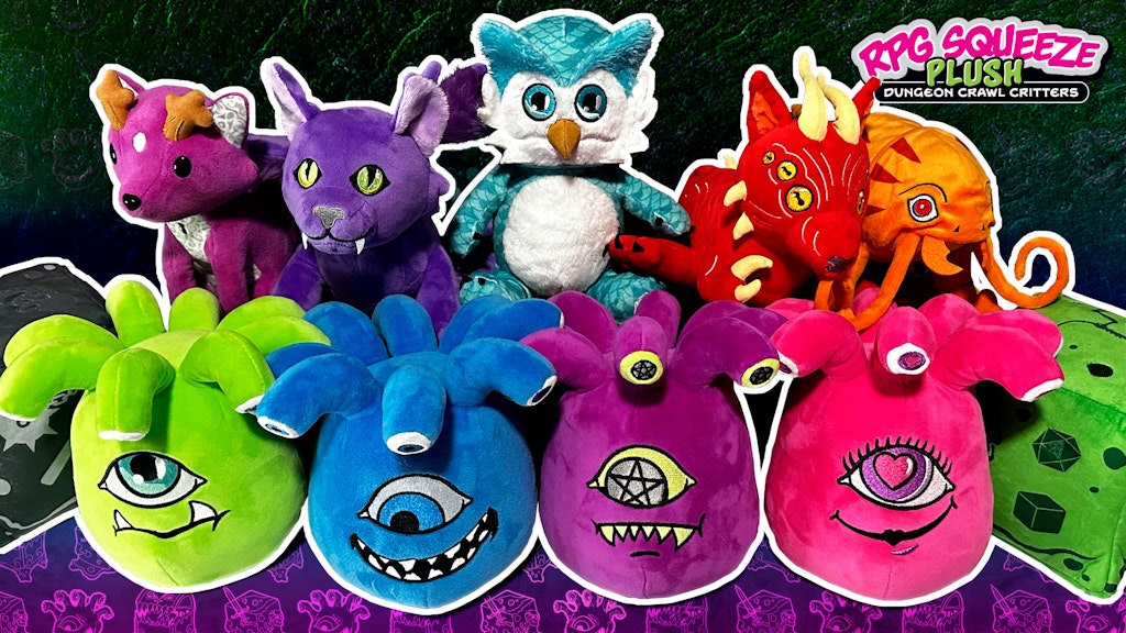 RPG Squeeze Plush – Soft & Cuddly Dungeon Crawl Critters