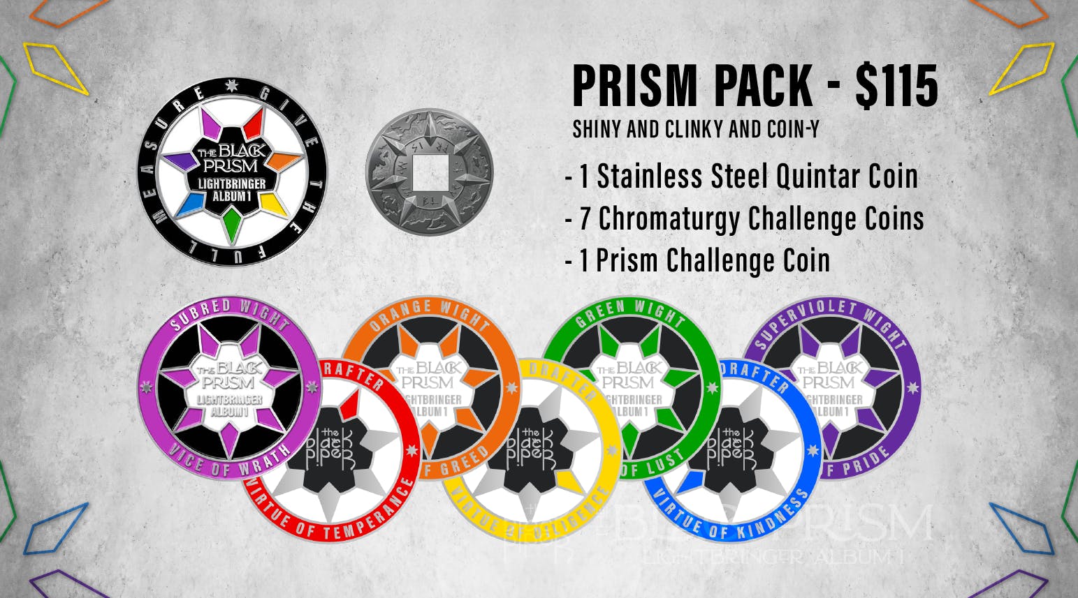 Prism Merch Pack (The Coins) Unlocked