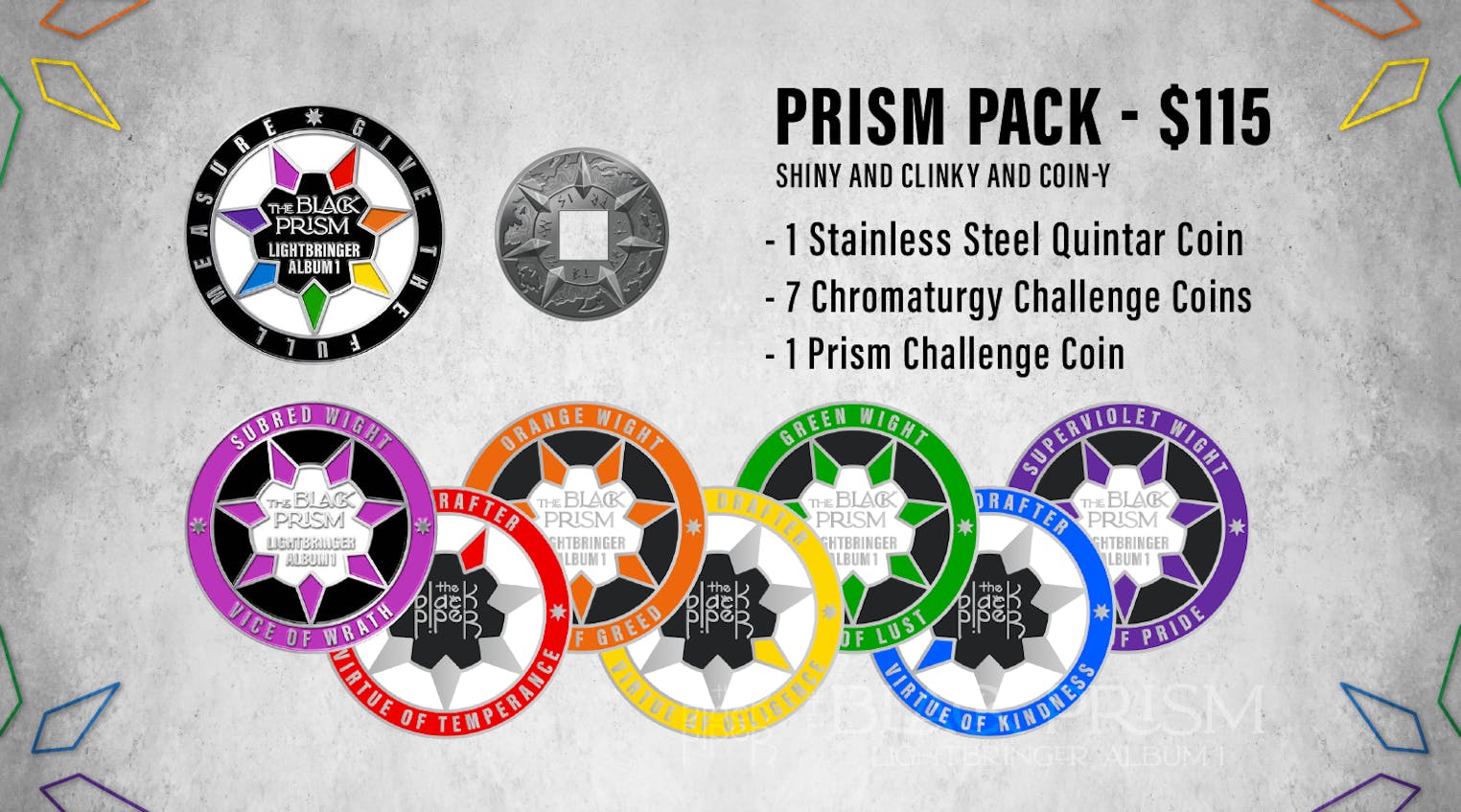 Prism Merch Pack (The Coins) Unlocked