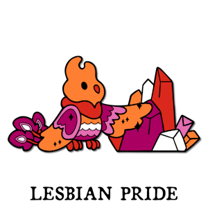 PIN - Blaze in Lesbian Pride