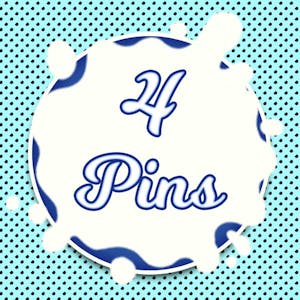 4 Pins - Save $8!