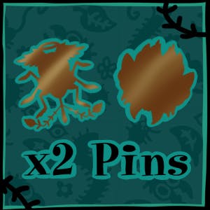 x2 Enamel Pins