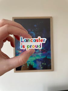 Lancaster is proud clear vinyl sticker (legacy version)