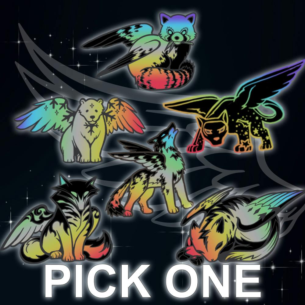 Hologram Griffin Sticker | One (1)