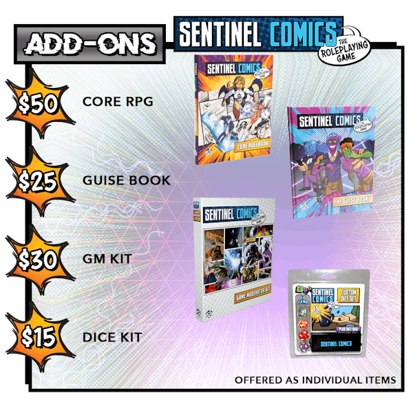 Greater Than Games Sentinel Comics: The RPG GM Kit