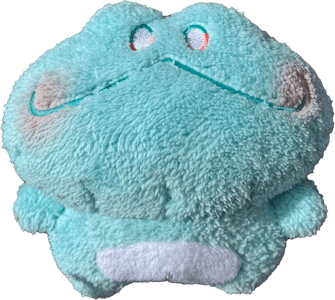Pastel Fluffy Froggy Plush
