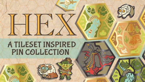 HEX! A Tileset Inspired Pin Collection