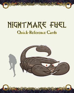 Nightmare Fuel Quick-Reference Card Deck