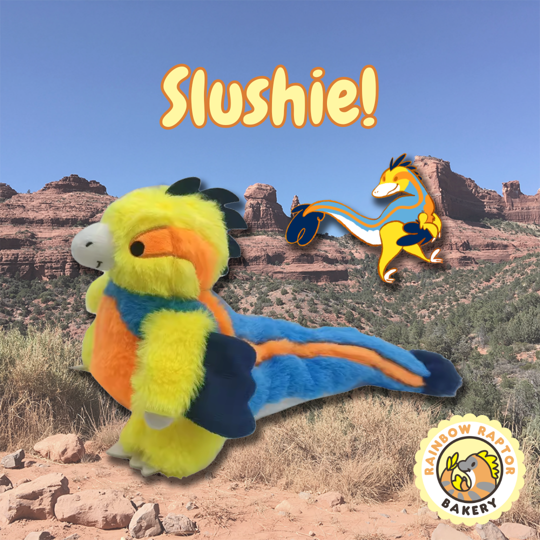 Rainbow Raptor Bakery - Colorful Dinosaur Plushies & Pins Project ...