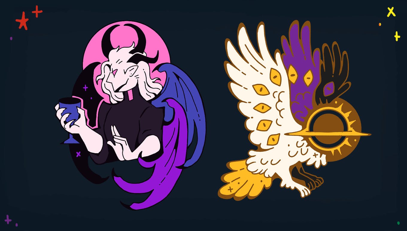 Genderfluid (Alternate) and Nonbinary (Alternate) Pins