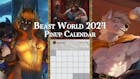 Beast World 2024 Pinup Calendar
