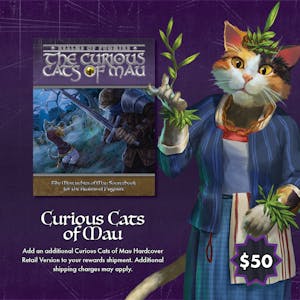 + Curious Cats of Mau hardcover book