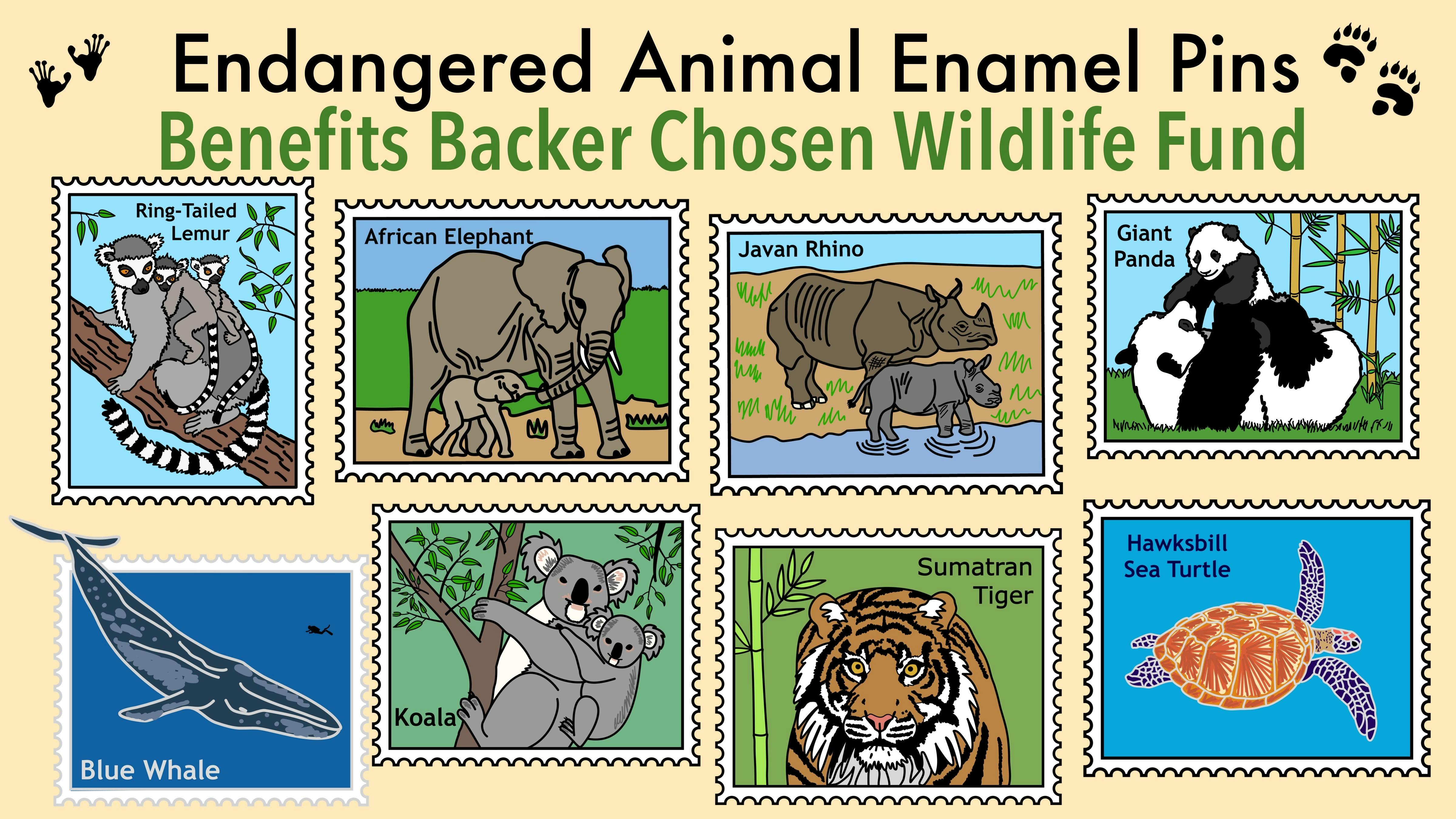 Endangered Animal Stamps