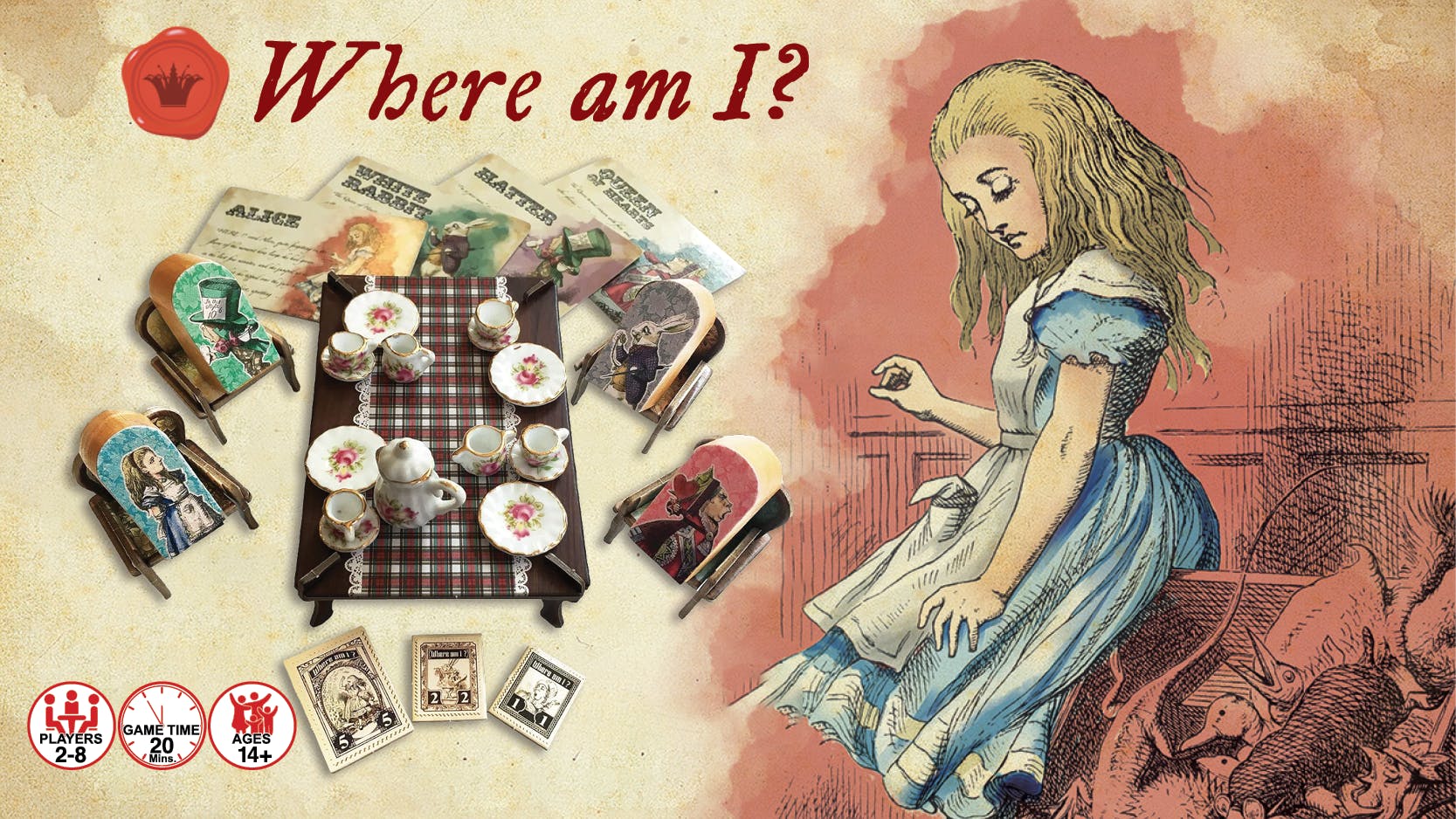 Where am I? Alice in a Mad Tea Party Expanded! - BackerKit