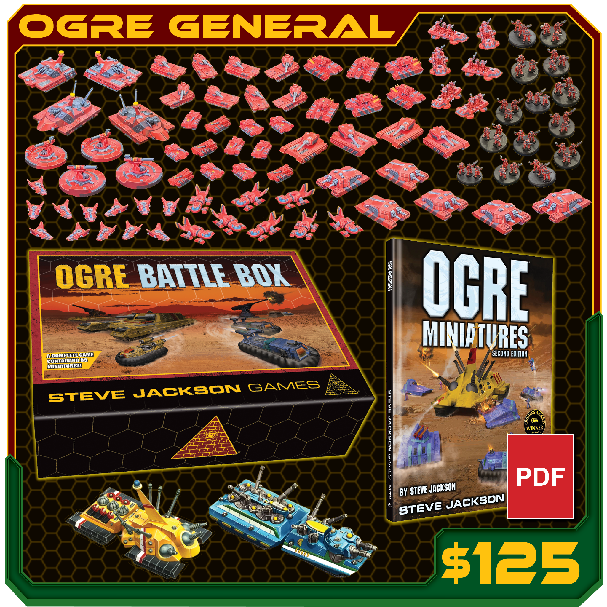 Ogre General - Great for first time players! | Ogre Miniatures Set 4 ...