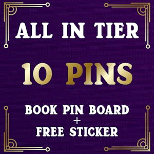 All in Tier - 10 Pins and Pin Board