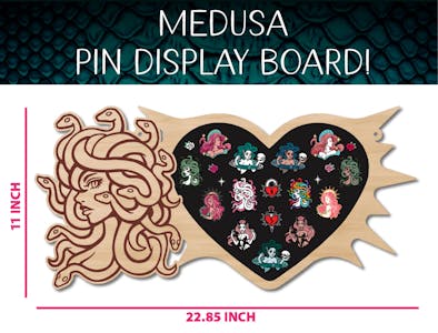 Medusa Limited Edition Pin Display Board!