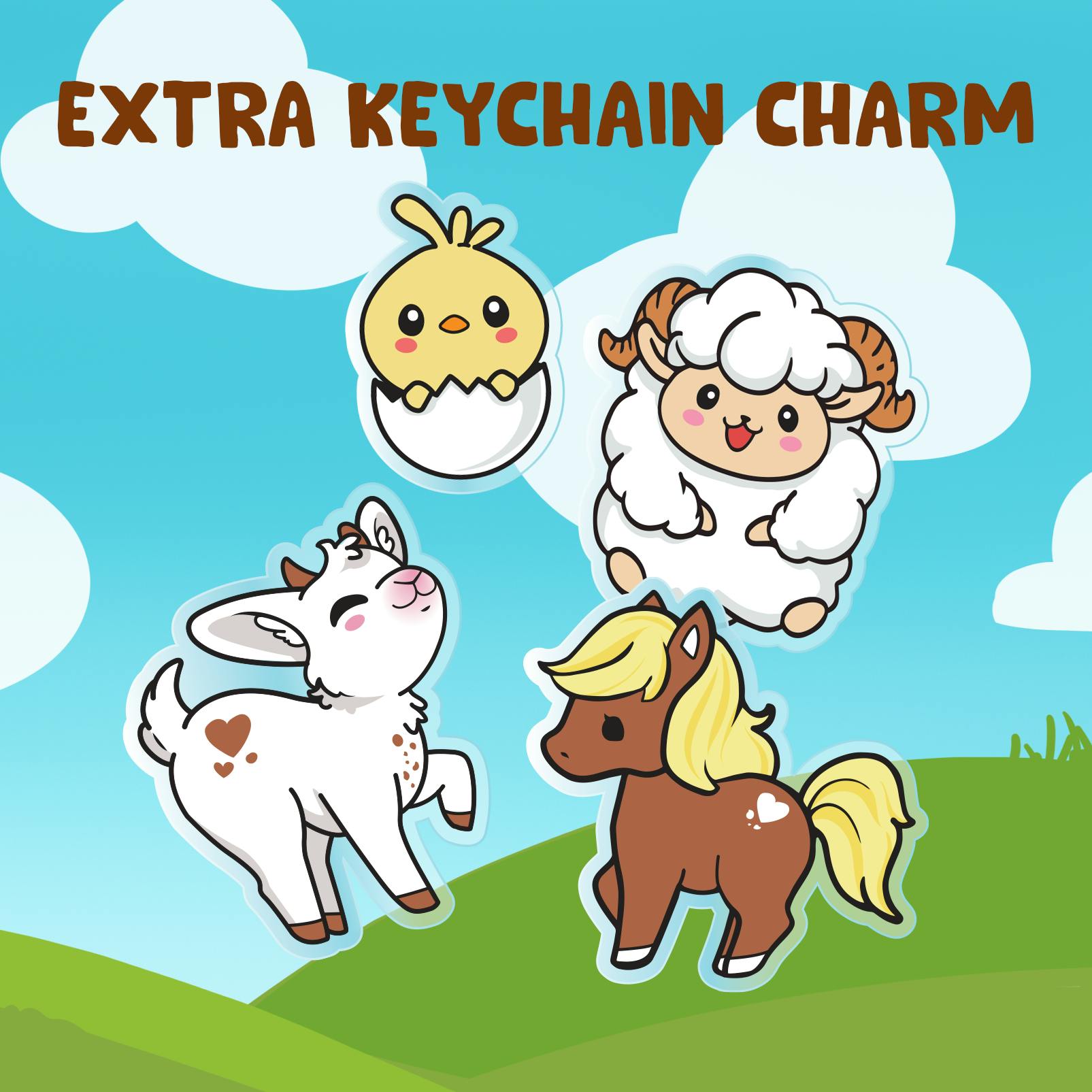 Barn Keychain Additional Charm