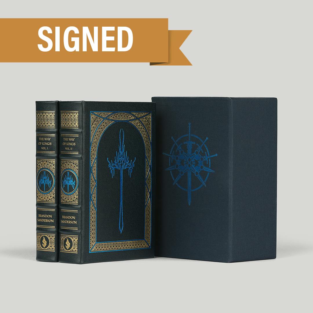 The Way of Kings Leatherbound - Signed