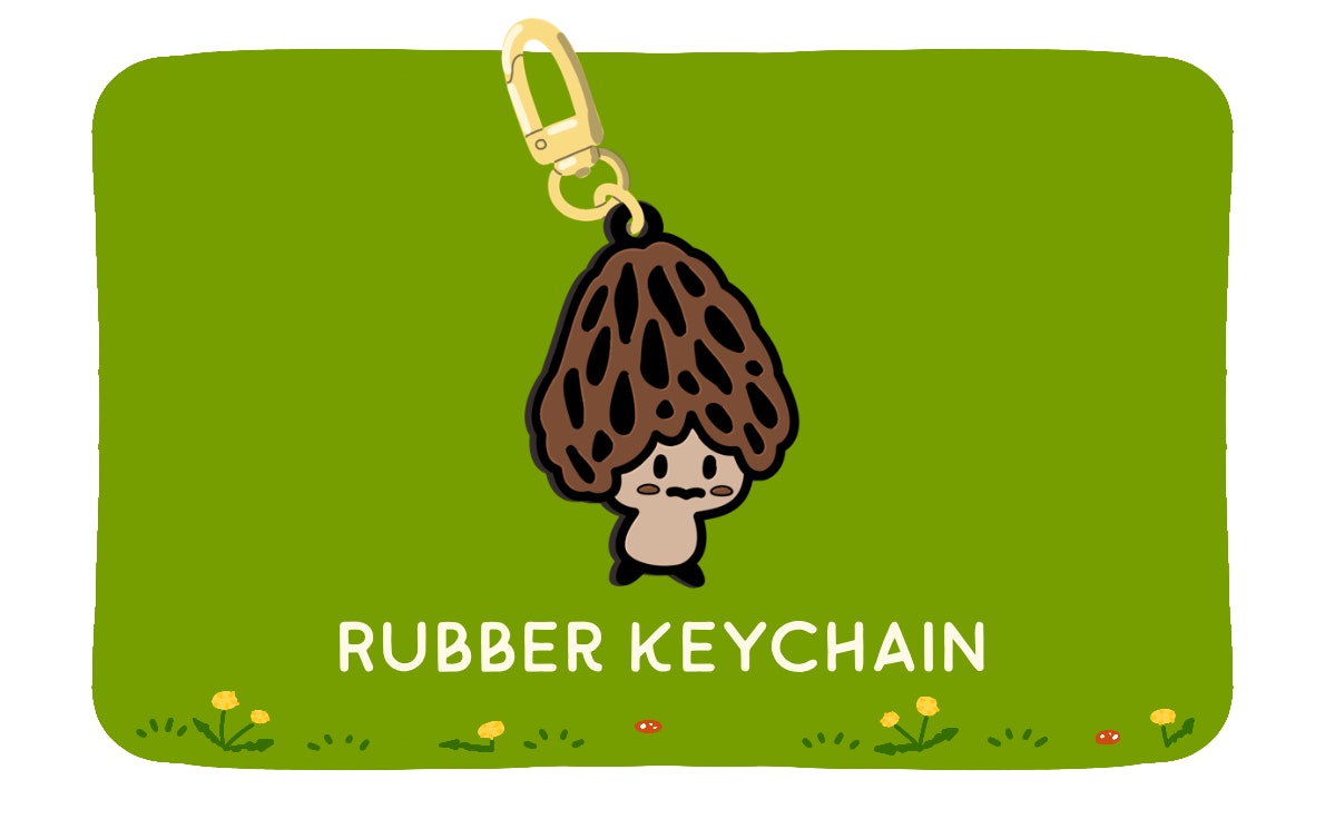 Rubber Keychain Digital mock-up