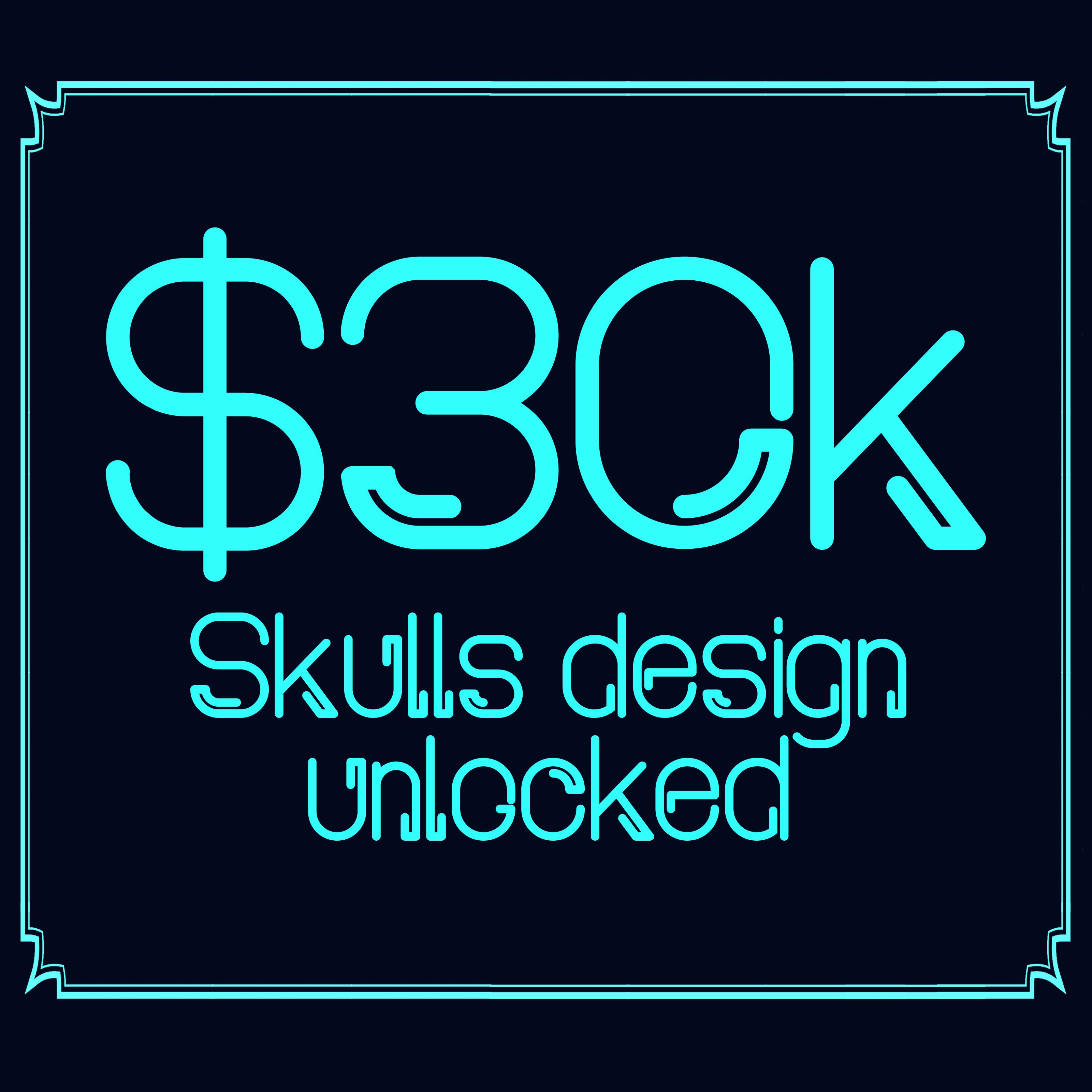 Skulls design unlocked