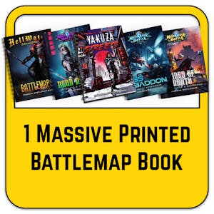 1 Massive Printed Battlemap Book of your choice
