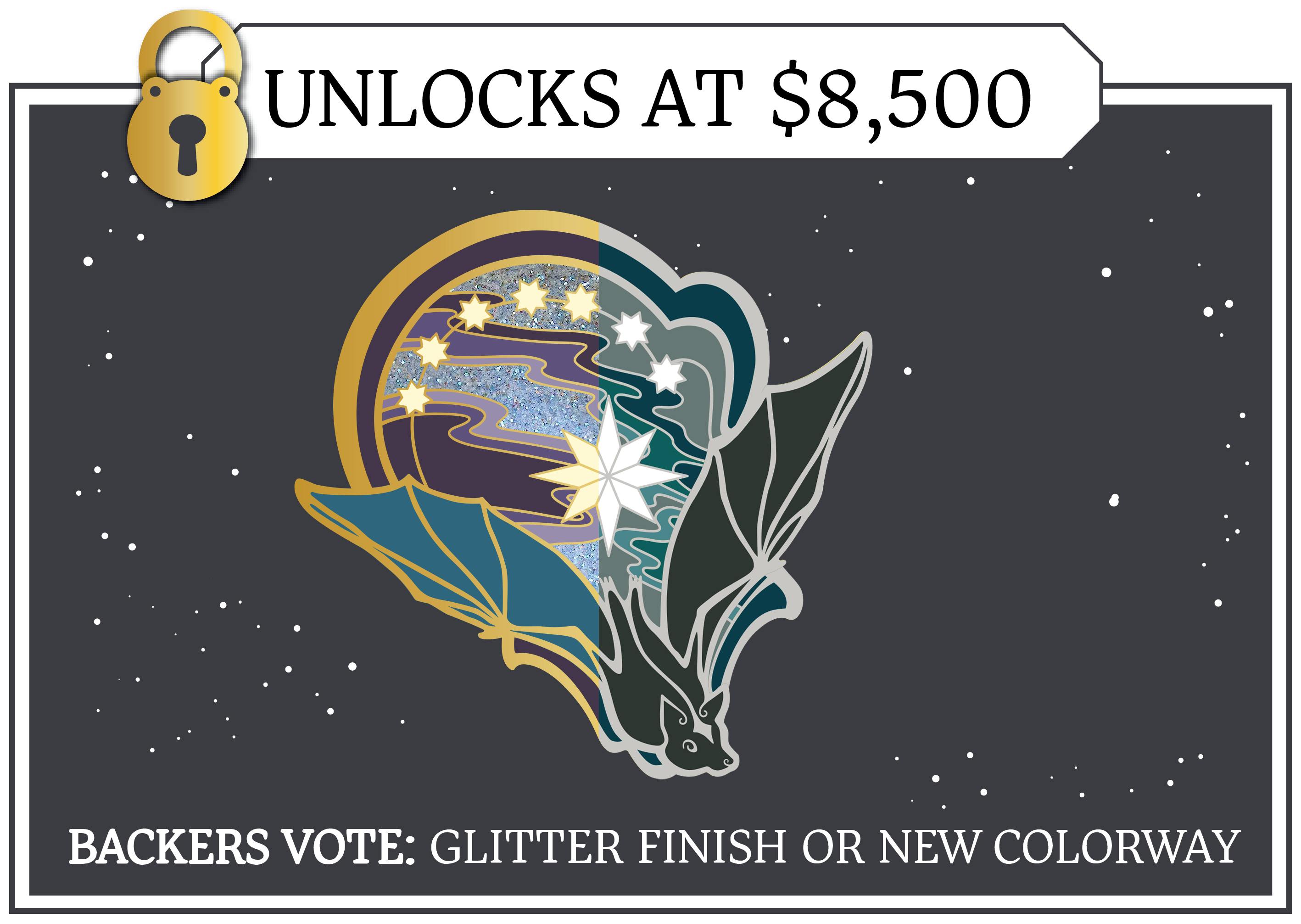 Stretch Goal #2: Backers' choice - new colorway or glitter finish