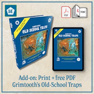 Grimtooth's Old-School Traps (5E, Print+PDF)