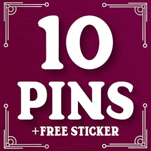 Ten Pins + Free Sticker