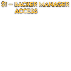 Backer Manager Access