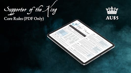Supporter of the King (Core Rules PDF)