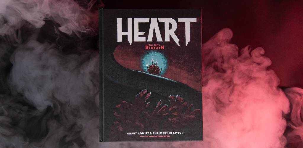 A photograph of book for Heart: The City Beneath.