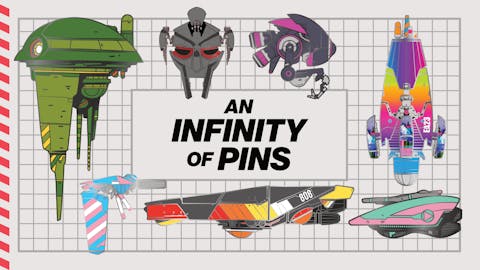 An Infinity of Pins - Spaceship Pins