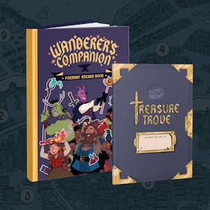 Wanderer's Companion Sticker Book and Treasure Trove Album