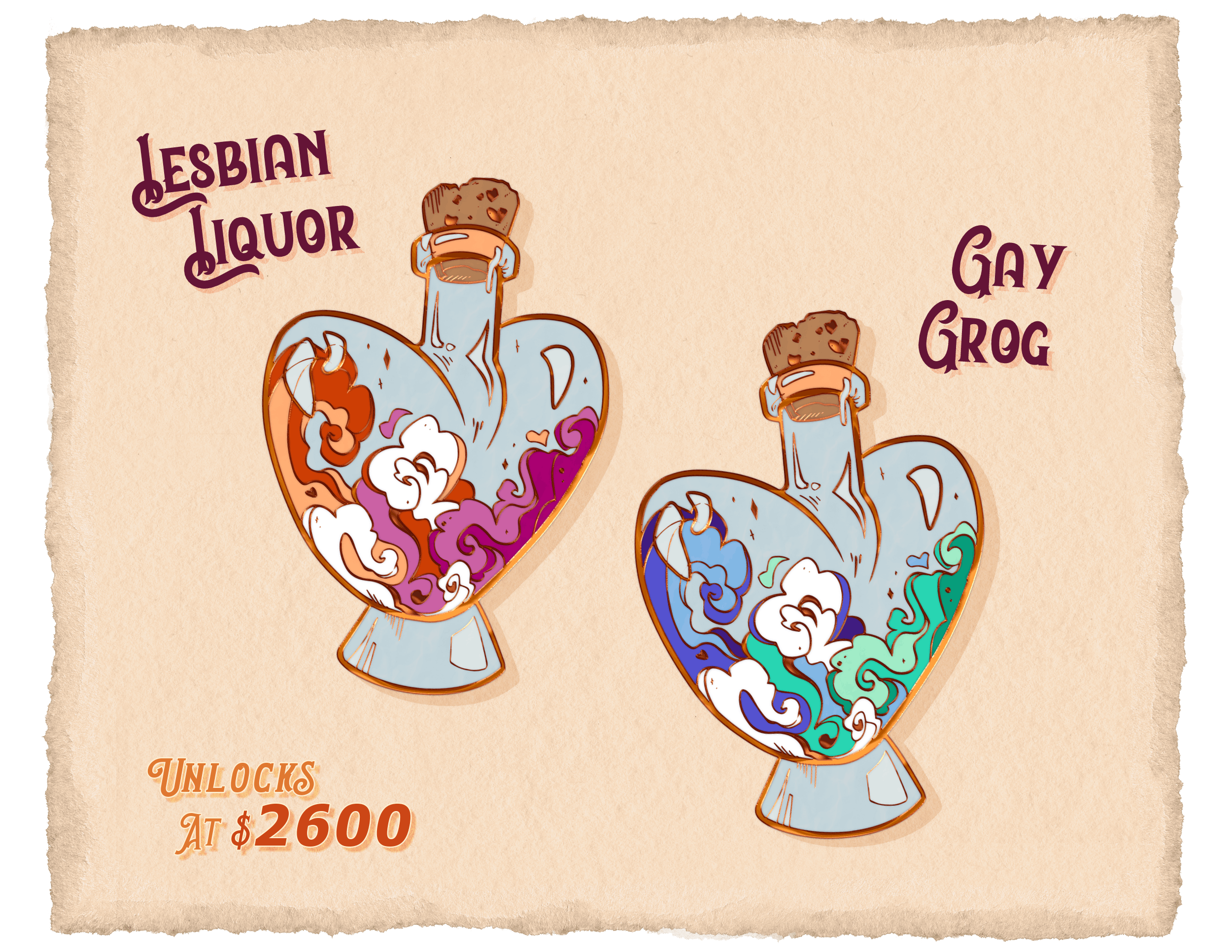 🪻 Lesbian Liquor & Gay Grog 💙
