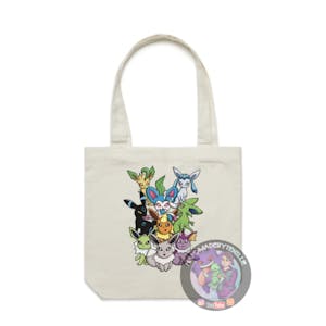 Shiny ‘Foxes’ Tote Bag CREAM (Unlocked)
