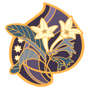 3” Night-Blooming Jasmine Sticker