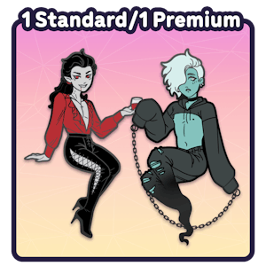1 Standard, 1 Premium pin